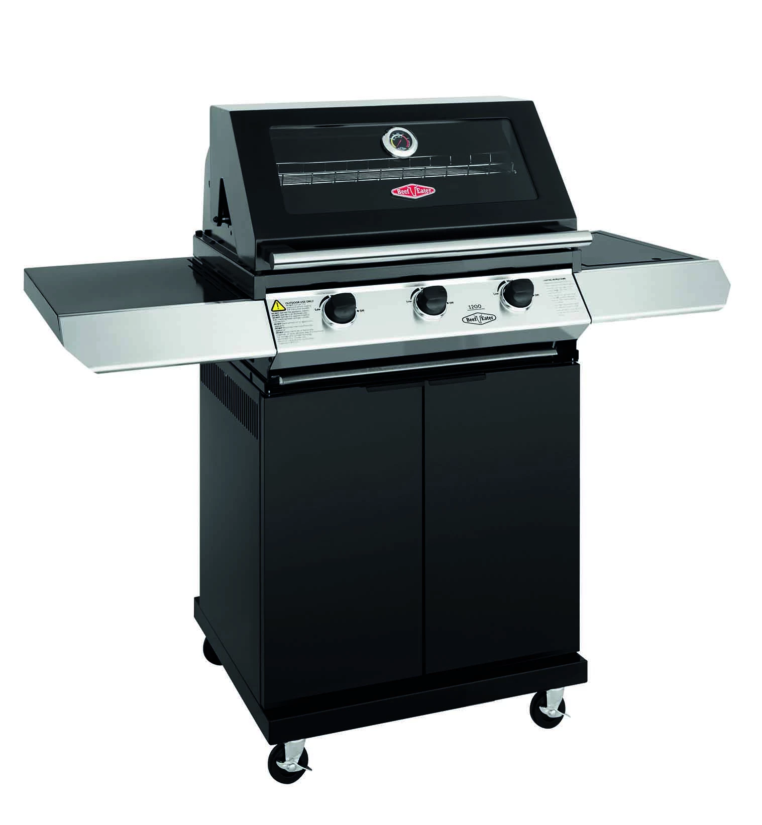 BeefEater 1200E Serie - 3 Brenner Grillwagen Inkl. Seitenbrenner 4 BeefEater 1200E Serie - 3 Brenner Grillwagen Inkl. Seitenbrenner – Bild 2