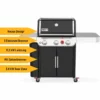 Weber Genesis E-335 Gasgrill Schwarz, 3 Brenner Mit Sear Zone -Grillstar Verkäufe 35410079w 8640c7f2f36f8c2d7f267d65c42726eb542c2755