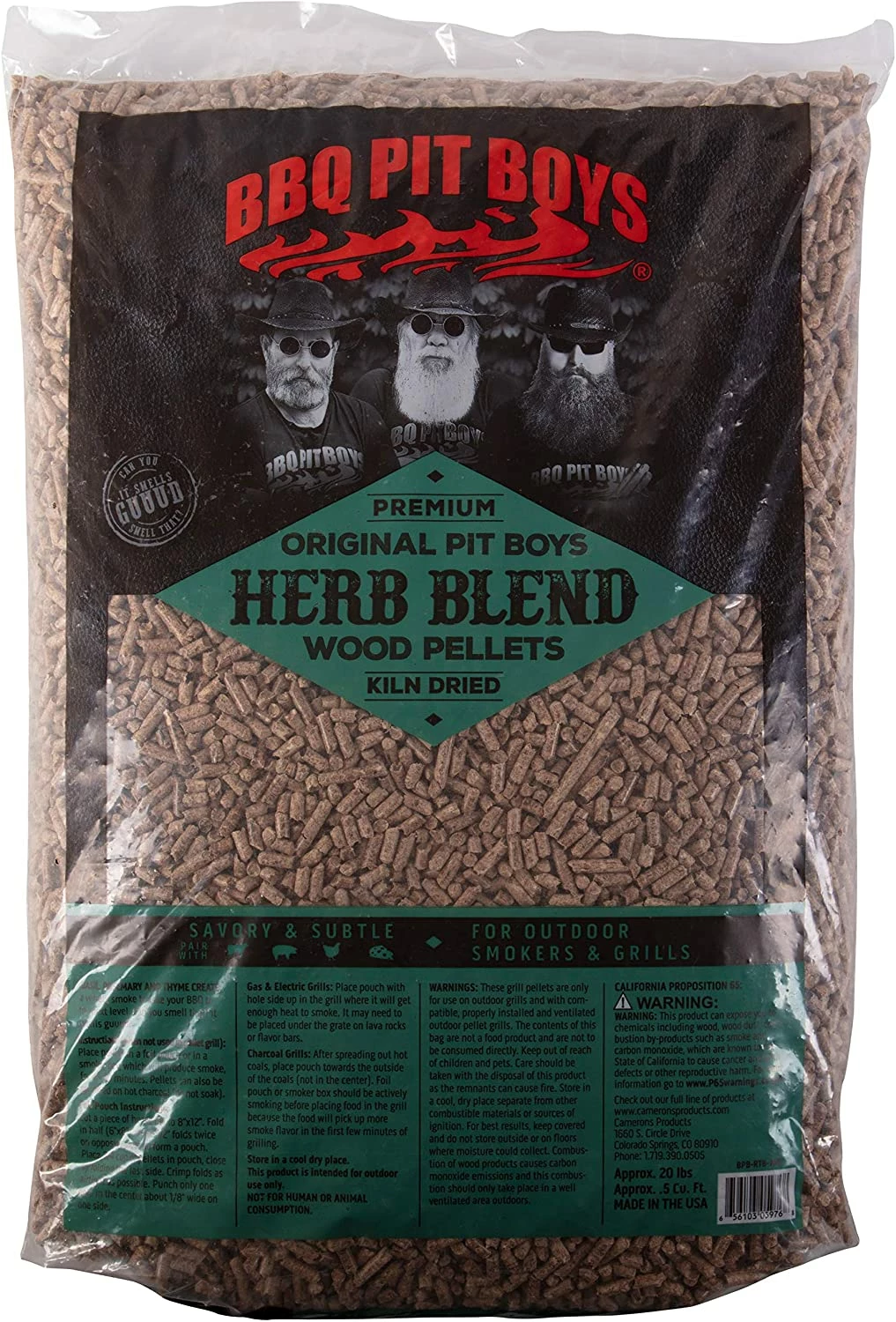BBQ Pit Boys Smoke Pellets Herb Blend 3 BBQ Pit Boys Smoke Pellets Herb Blend