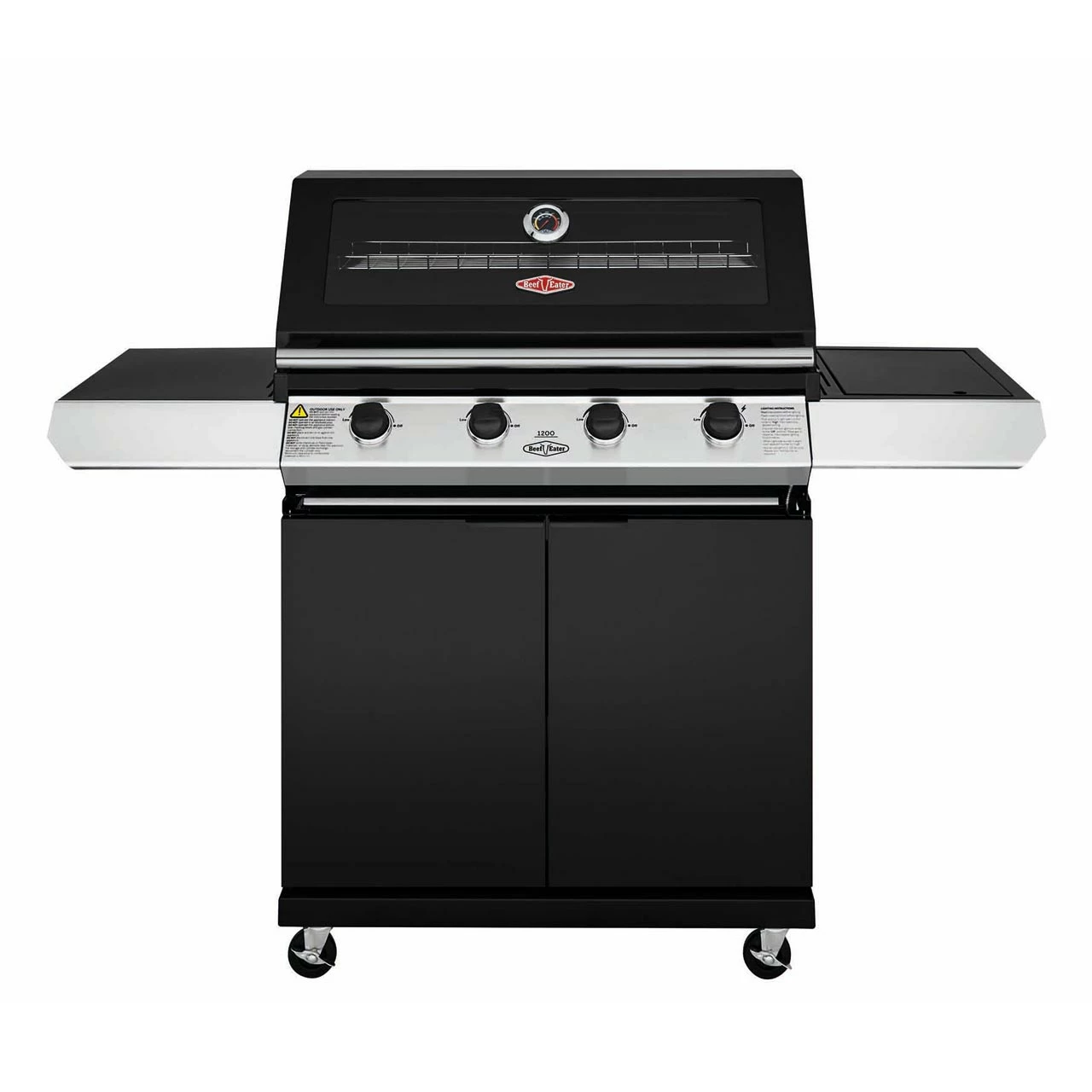 BeefEater 1200E Serie - 4 Brenner Grillwagen Inkl. Seitenbrenner 3 BeefEater 1200E Serie - 4 Brenner Grillwagen Inkl. Seitenbrenner