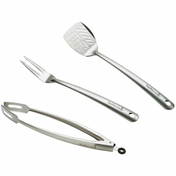Barbecook Grillbesteck Edelstahl 3tlg. 3 Barbecook Grillbesteck Edelstahl 3tlg.
