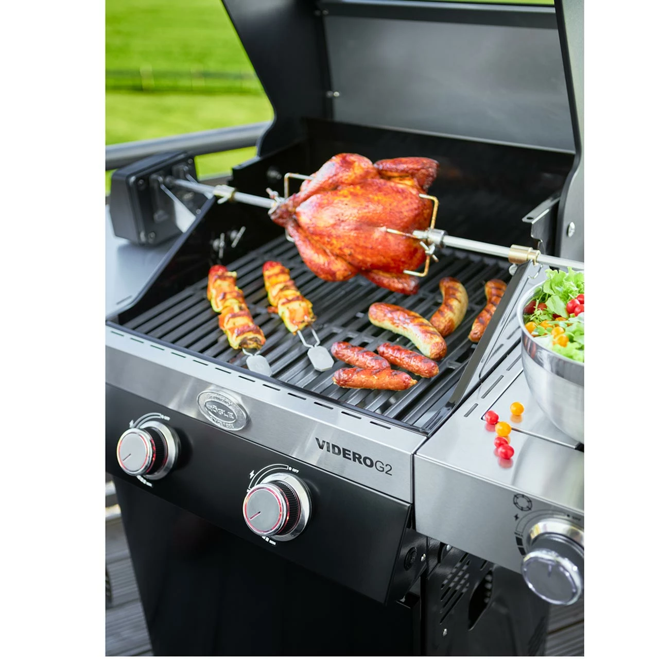 Rösle Gasgrill BBQ-Station Videro G2 Schwarz 50 Mbar 8 Rösle Gasgrill BBQ-Station Videro G2 Schwarz 50 Mbar – Bild 6