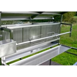 Ricon Spanferkelgrill Edelstahl, Holzkohlebefeuerung, 160 Cm