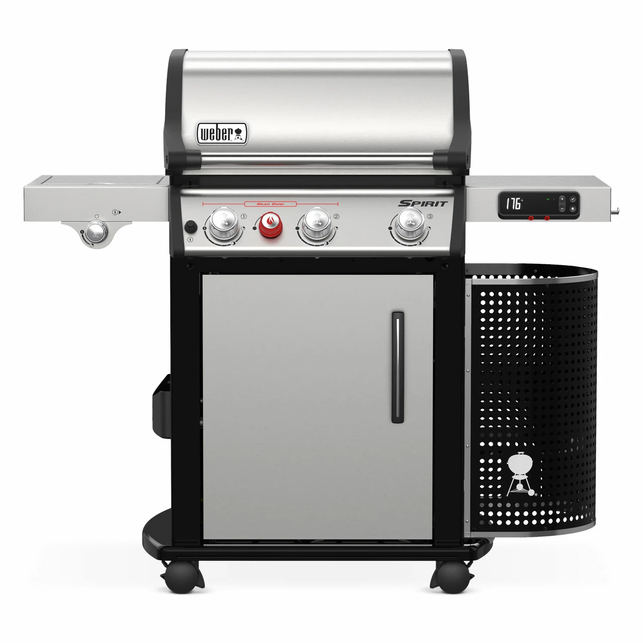 Weber Spirit SPX-335 GBS, Gasgrill, Edelstahl, 3 Brenner & Sear Zone, 61 X 45 Cm Grillfläche 3 Weber Spirit SPX-335 GBS, Gasgrill, Edelstahl, 3 Brenner & Sear Zone, 61 X 45 Cm Grillfläche