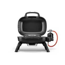 Napoleon TravelQ 240, Camping-Gasgrill, Klappbar In Schwarz -Grillstar Verkäufe TravelQ TQ240 K EU Prod Open Str with Holder and Tank 348d1239d4a5dddef62b6f3023b43973388f5f47