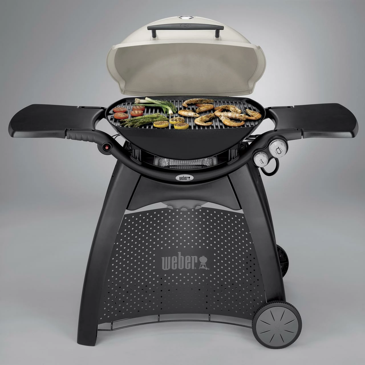 Weber Q 3000 Gasgrill Mit Rollwagen - Titanium – Bild 4