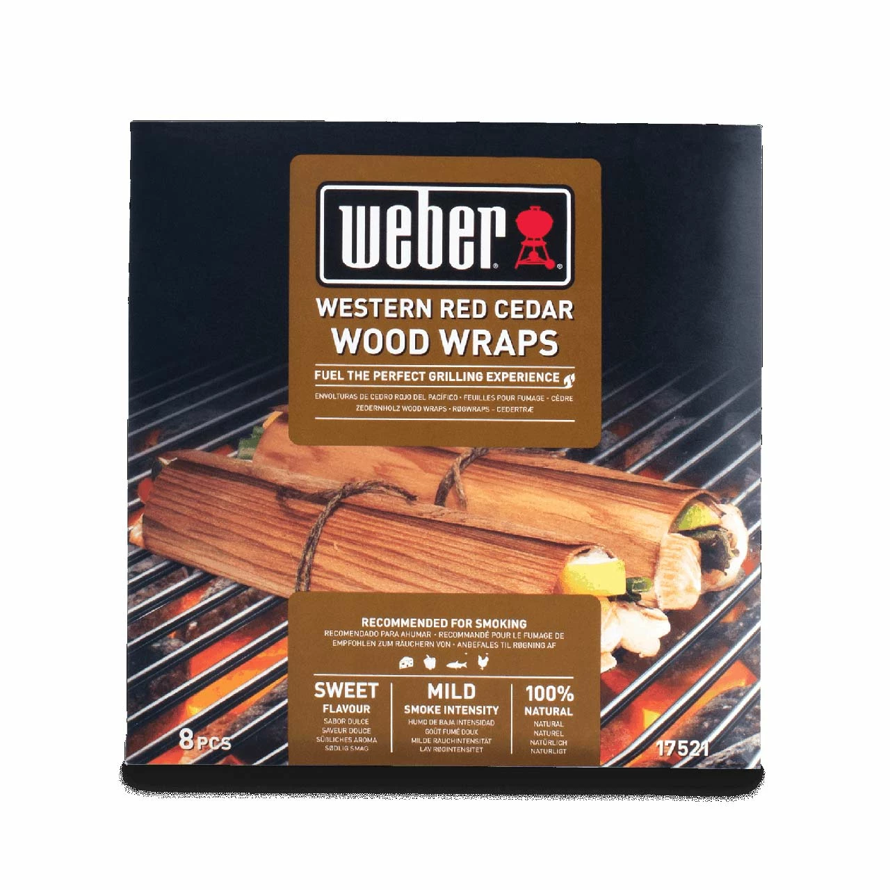 Weber Wood Wraps Aus Zedernholz (8 Stück) 4 Weber Wood Wraps Aus Zedernholz (8 Stück) – Bild 2