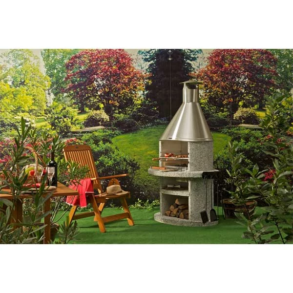 Wellfire Duna Gartenkamin Mit Edelstahlhaube 3 Wellfire Duna Gartenkamin Mit Edelstahlhaube