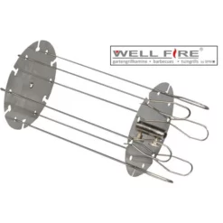 Wellfire Schaschlickset Für Schwenkarm, Edelstahl